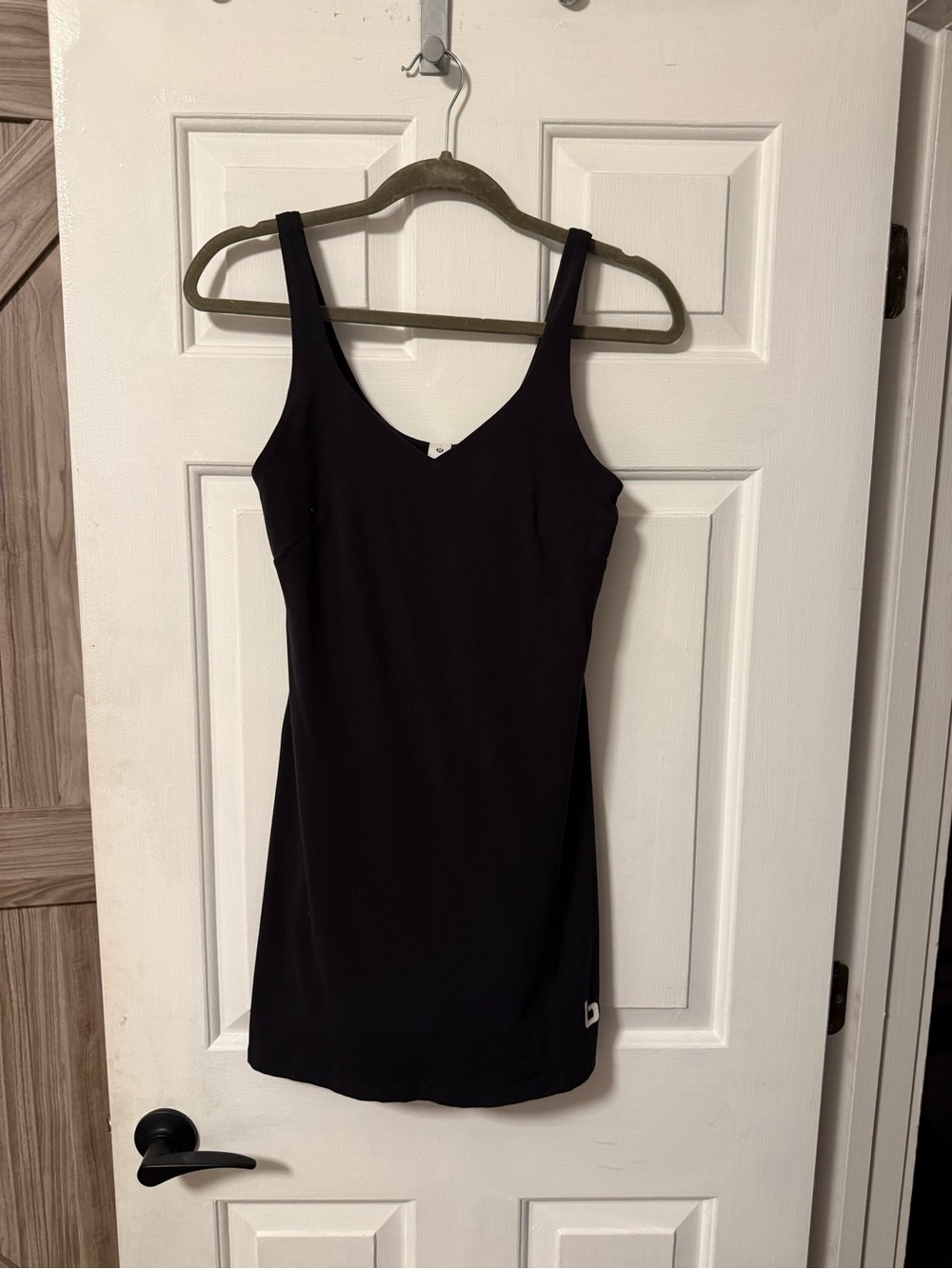 lululemon x Burn Boot Camp athletica Black Tank Mini Dress